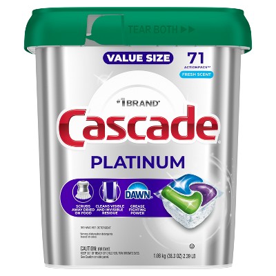 Cascade Platinum ActionPacs Dishwashing Machine Detergent - Thumbnail 3