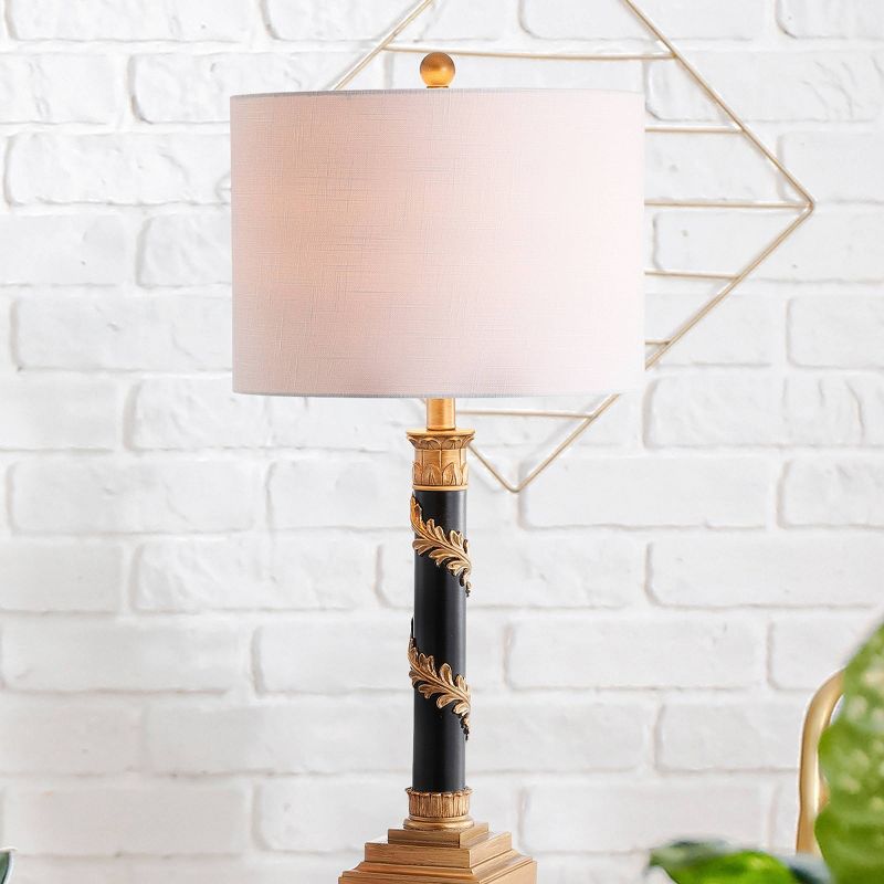 28.5&#34; Camilla Resin Table Lamp (Includes LED Light Bulb) Gold - JONATHAN Y, 6 of 7