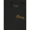 Coors Banquet Beer Double Sided Brewery Logo T-Shirt - Vintage Black Vintage Black Small - 3 of 4