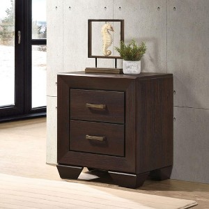 NicBex Nightstand with 2 Drawers,Modern Side Table with Storage Space and Wood Frame,Bedside Table for Bedroom,Living Room - 1 of 4