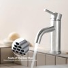ALEXOUN Bathroom Faucet Single Hole Modern Bathroom Sink Faucet Vanity Bathroom Faucet - 4 of 4