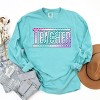 Simply Sage Market Teacher Checkered Colorful Garment Dyed Long Sleeve - 3 of 4