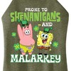 Women's - SpongeBob SquarePants - Prone To Shenanigans And Malarkey Graphic High Neck Tank - 2 of 4
