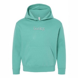 The Juniper Shop Embroidered Lucky Typewriter Youth Graphic Hoodie - 1 of 3