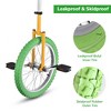 Yescom 18IN Wheel Outdoor Unicycle Adjustable Seat Anti-Skid Pedal Circus Bike for Adults Teenagers Kids - 4 of 4
