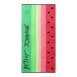 Betseyville Betsey Johnson Watermelon Striped Beach Towel Pink - 1 of 4