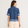 Lands' End Women's Rayon Short Sleeve Camp Shirt - 2 of 4