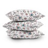 16"x16" Ninola Design Snow Crystal Stars Throw Pillow: Machine Washable, Indoor - Deny Designs - 3 of 4