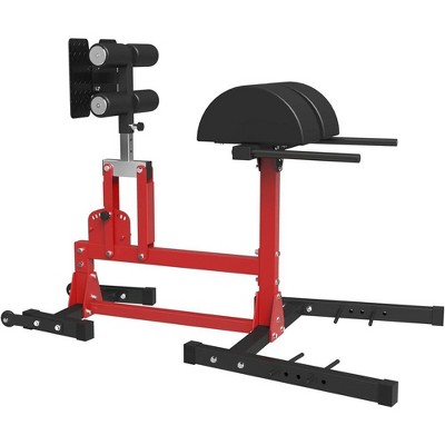ER KANG Adjustable Glute Ham Developer Machine(GHD), Hyper extension Machine with Band Pegs, Leg Machine Home Gym Equipment