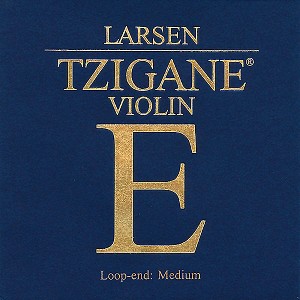 Larsen Strings Tzigane Violin E String 4/4 Size Carbon Steel, Medium Gauge, Loop End - 1 of 1
