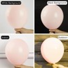 PartyWoo Balloons Light Pink Pastel Baby Pale Blush 18 12 10 5 Inch 100 pcs - 3 of 4