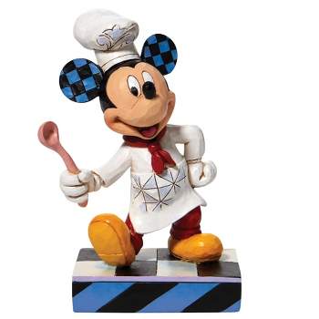 Jim Shore 6.0 Inch Bon Appetit. Chef Mickey Mouse Figurines