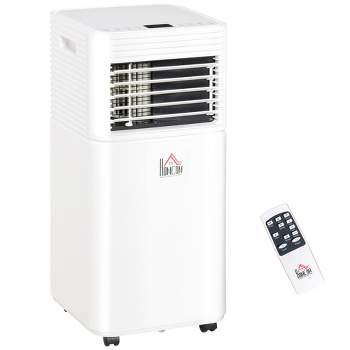 HOMCOM Mobile Portable Air Conditioner for Cooling, Dehumidifier, and Ventilating with Remote Control, for Home Office