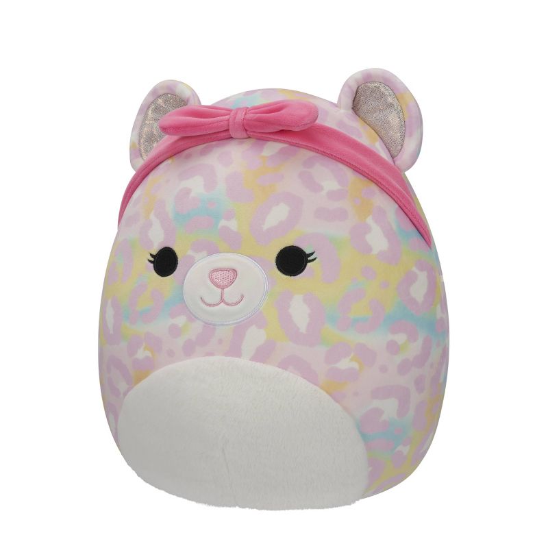 Squishmallows 12&#34; Michaela Pink Rainbow Leopard with Pink Headband, 5 of 12