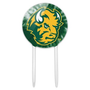 North Dakota State Tie Dye Acrylic Cake Topper Party Decoration for Wedding Anniversary Birthday Graduation - 1 of 4