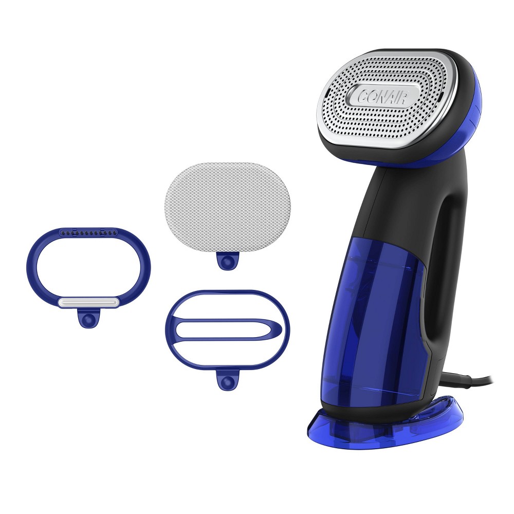 Conair - EXTREME STEAM HANDHELD W/ VIRTUAL INSTANT ON & ACCESSORIES - Blue