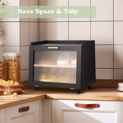 Garvee Double Layer Large Bread Box for Kitchen Counter, Large Capacity Bread Storage Container — фото 4
