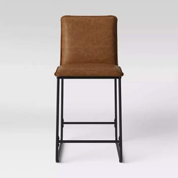 Upholstered Counter Height Barstool with Metal Frame - Room Essentials™