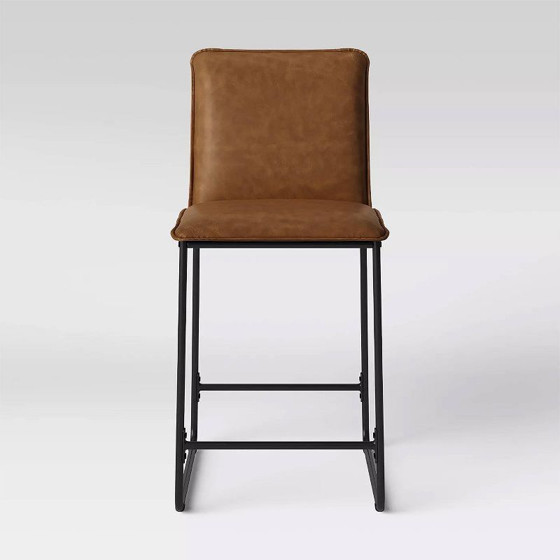 Upholstered Counter Height Barstool with Metal Frame - Room Essentials&#153;, 1 of 6