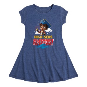 Girls' - Santiago of The Sea - Bff Of The Sea Fit & Flair Cap Sleeve Dress - 1 of 3