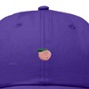 Dalix Lil Peach Embroidered Cotton Summer Cute Outdoor Baseball Cap Dad Hat Womens - 2 of 4