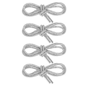 Unique Bargains Fashion Crystal Shoe Laces with Net for Sweatpants Shorts 4 Pcs - 1 of 4
