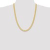 Black Bow Jewelry 6.5mm, 14k Yellow Gold, Solid Herringbone Chain Necklace - 2 of 4