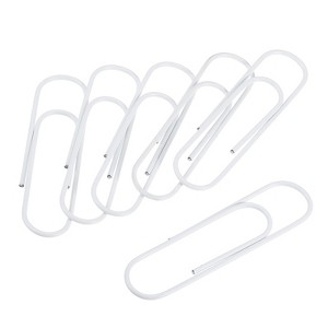 Unique Bargains Large Size Metal Prevent Tearing Pages Home Office Paper Clip 20 Pcs - 1 of 4