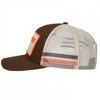 Adult Hooters Logo Retro Stripe Mesh Trucker Hat - 3 of 4