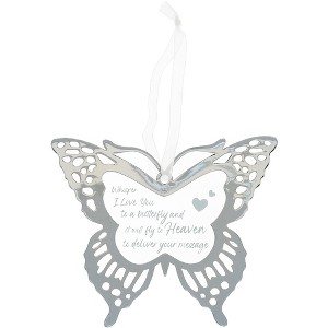 Pavilion Gift Company - Whisper - 4" Mirrored Glass Ornament - Tree Ornaments - 1 of 4