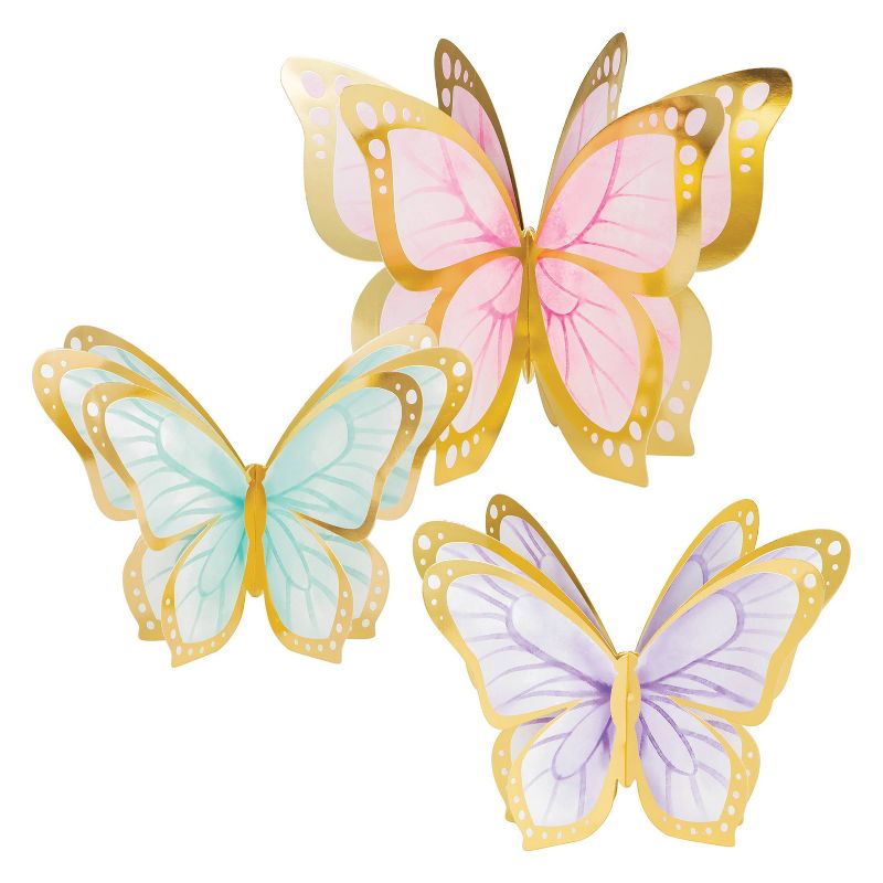 Golden Butterfly Decorations Kit, 2 of 16