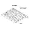 FURNIinspire Beds Modern Minimalist Queen Bed Frame Floating Platform Bed, Bedroom Furniture, No Box Spring Needed, Grey, 82.7"*62.8"*10.8" - 3 of 4