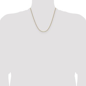 Chisel Stainless Steel Polished Yellow IP-plated 1.5mm 20" Rope Chain Necklace - 1 of 4