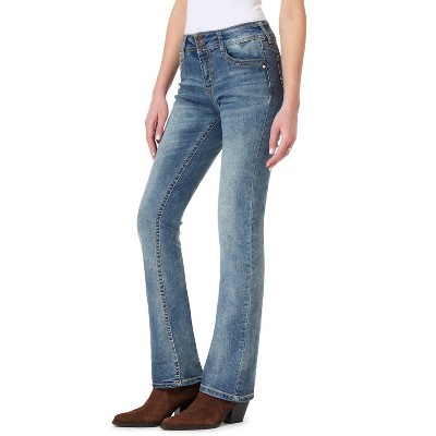 WallFlower Jeans Junior's Petite Instastretch Luscious Curvy Bootcut Jeans,  Basil, 0 Short : : Clothing, Shoes & Accessories