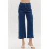 Women's Pearl Embellished Jeans - entro - 3 of 4