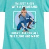 Girls' - Avatar: The Last Airbender - Boomerang Guy Fitted Short Sleeve Graphic T-Shirt - 2 of 4