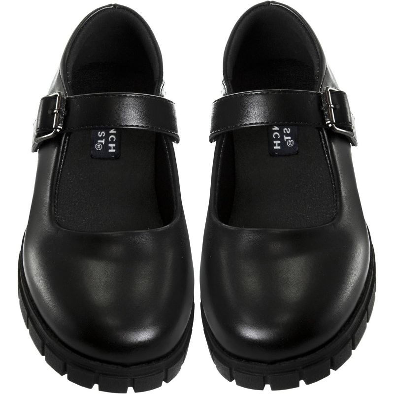 French Toast Girls Round Toe Ankle Strap Maryjane School Shoes - Mary Jane Platform Oxford Dress Shoe Pumps - Black/Navy/Brown (Little Kid/Big Kid), 2 of 9