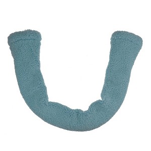 Unique Bargains Washable Reusable Bathroom Soft Warmer Toilet Seat Cover Pad Cushion Lid with Snap 1 Pcs - 1 of 4