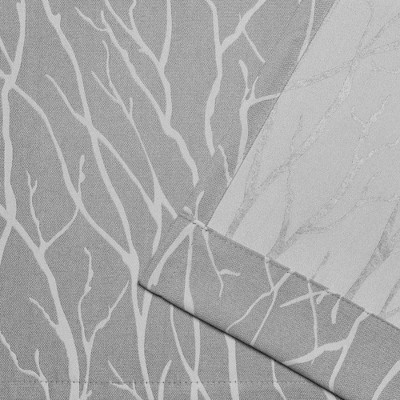 Dove Grey Room-Darkening Grommet Top Curtain Panel