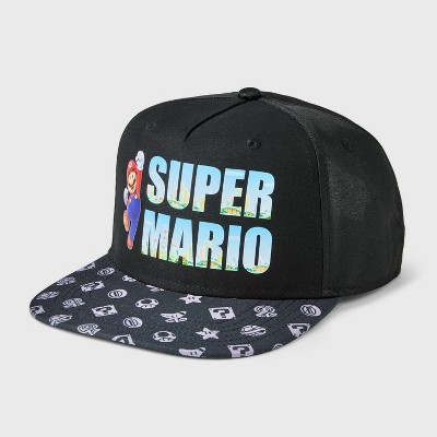 Boys&#39; Super Mario Hat - Black