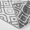 6 - Piece Cotton Towel Set - Gray, Absorbent Quick Dry Bath Towels (27"x54"), Hand Towels (16"x28"), and Washcloths (13"x13") - 2 of 4