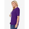 Woman Within Plus Size Perfect Elbow-Length Sleeve Cardigan - 4 of 4