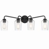 Craftmade Lighting Shayna 4 - Light Vanity in  Flat Black - 4 of 4