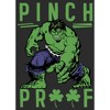 Women's Marvel St. Patrick's Day Pinch Proof Clover Hulk T-Shirt - 2 of 4