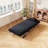 31.5″ Convertible Chair Bed, Tri-Fold Sofa Bed with Adjustable Backrest & Pillow with Sturdy Steel Frame for Home & Office - 2 of 4