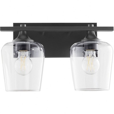 Quorum Lighting Veno 2 - Light Vanity in  Matte Black