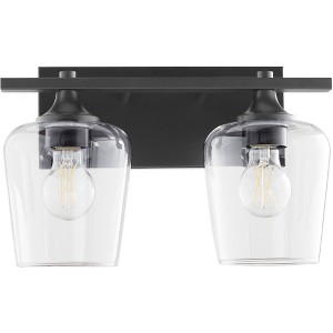 Quorum Lighting Veno 2 - Light Vanity in  Matte Black - 1 of 3