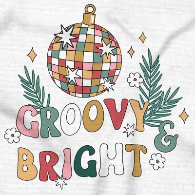Christmas Disco Ball Groovy Bright Baby Romper Boys or Girls Brisco Brands