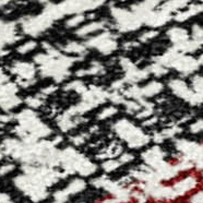 HomeRoots 10' X 14' Burgundy And Silver Striped Washable Indoor Outdoor Area Rug