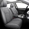Coverado Car Seat Covers Full Set Faux Leather Seat Protectors - 2 of 4